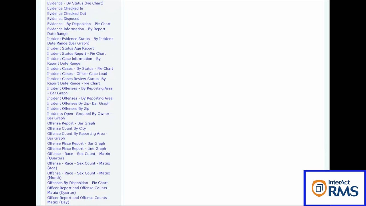 Interact Rms InterAct Online RMS - Sample Statistical Reports - YouTube