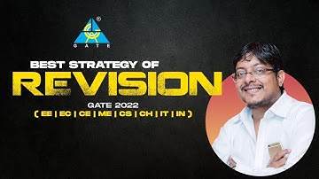 Best Strategy of Revision GATE 2022 | By Dhande Sir | EC/EE/CE/ME/CS/CH/IT/IN