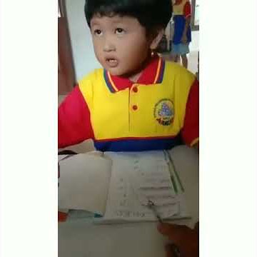 ADIK INI MALAS ATAU NGANTUK!??? CARA BELAJAR MEMBACA NYA LUCU