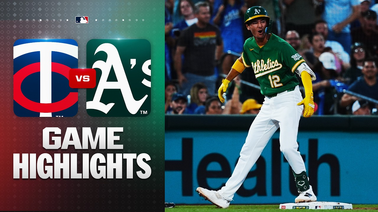 Twins vs. Athletics Game Highlights (8/26/26) | MLB Highlights