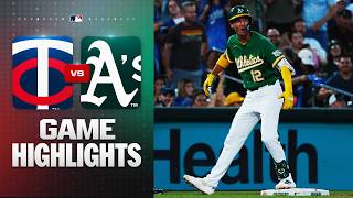 Twins vs. Athletics Game Highlights (8/26/26) | MLB Highlights