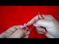 24shuttle tatting for beginnerslesson 2 how to make a ring and picothindi urdu