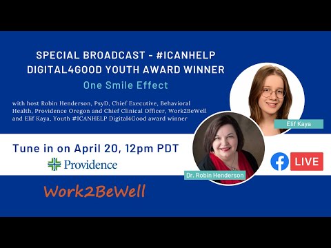 #ICANHELP digital4good Youth Innovation Award Winner: One Smile Effect