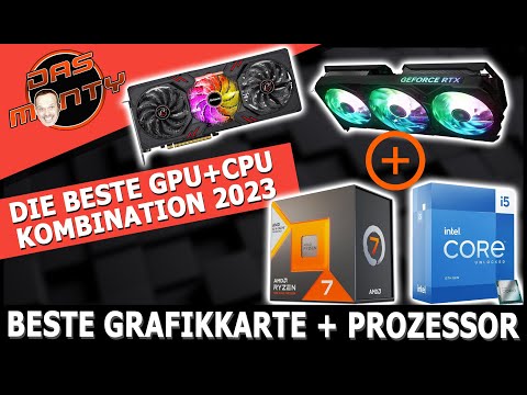 Die beste CPU/Prozessor und GPU/Grafikkarten Kombination 2023 | Welche Kombi ist perfekt? | DasMonty