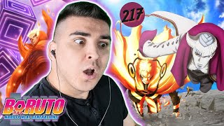 BARYON MODE!!! ISSHIKI VS NARUTO!!! BORUTO EPISODE 217 REACTION!!!