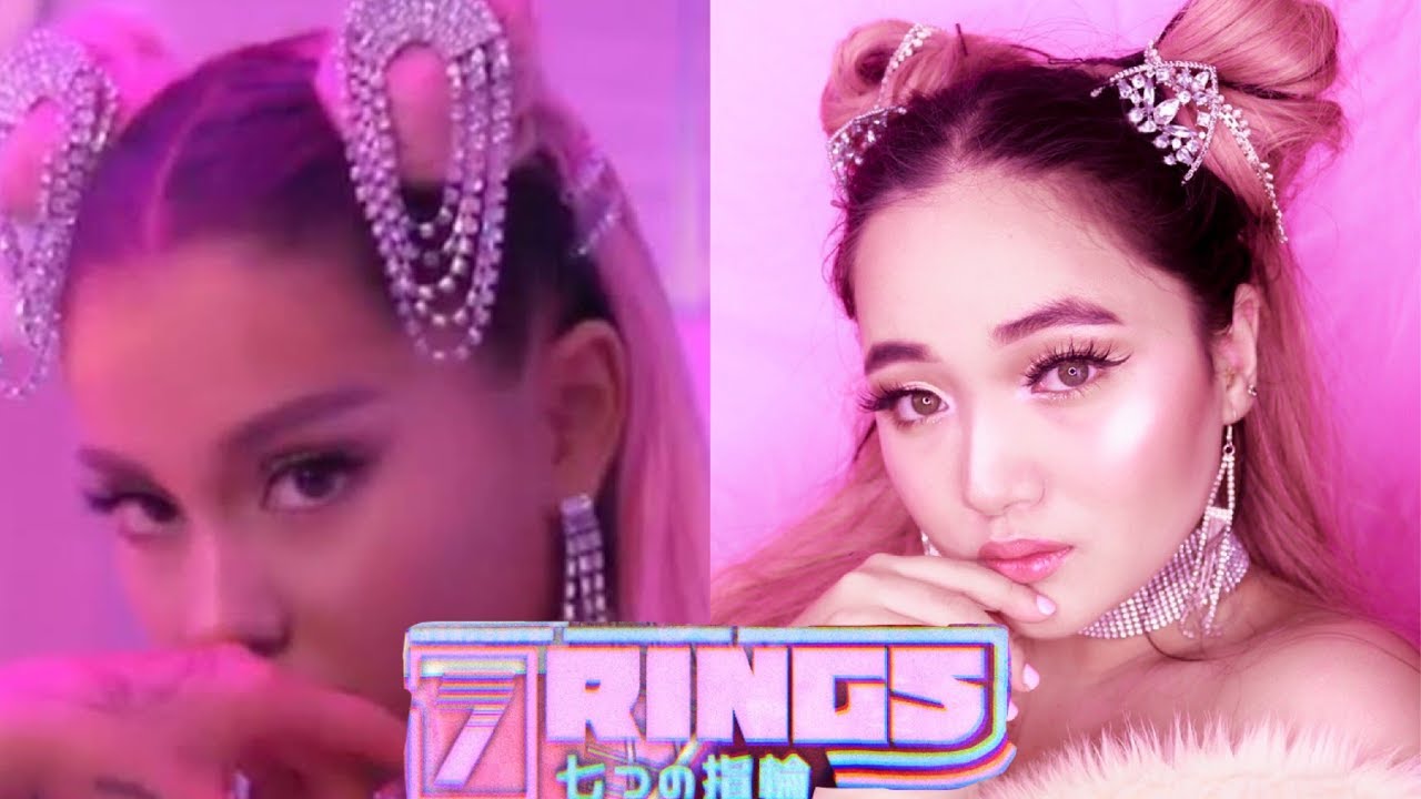 ARIANA GRANDE MAKEUP TRANSFORMATION - 7 rings 💍 - YouTube