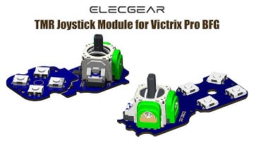 ElecGear TMR Joystick Module and Tactile Switch Replacement for Victrix Pro BFG Controller