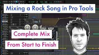 Mixing a Rock Song in Pro Tools - Live Mix