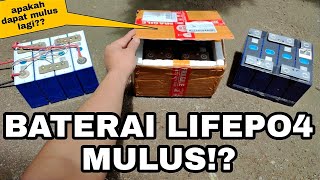 UNBOXING Baterai LiFePo4 100Ah beli lagi Mas Gess JUOSSS Gandoss !! 3 hari sampai rumah