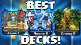 Best Battle Deck For Arena 7 8 9 Clash Royale Best Deck For New Arena Challenge Youtube