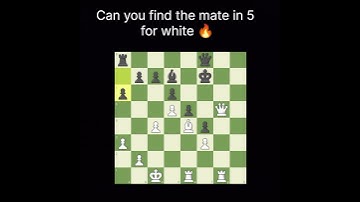mate in five for white 🔥☠️ #chess #chessgames #tactics #chessproblems #chesstactics #chesspuzzles