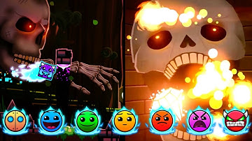 Skeletal Shenanigans, but with a Difficulty Meter | Geometry Dash 2.2