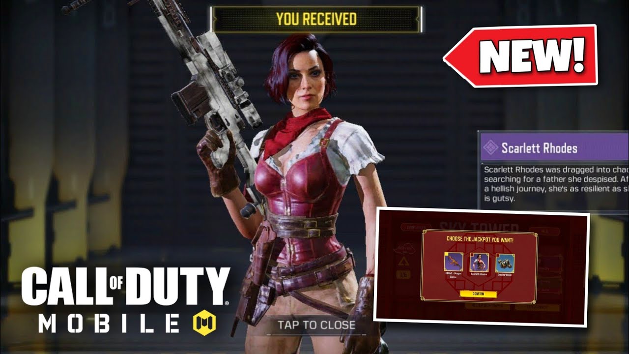 Cod mobile scarlett rhodes