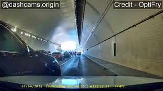 Crazy Bay Bridge Lane Change Chaos