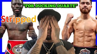 Download Lagu DAMN: RICHARDSON HITCHINS “FAKED” SICKNESS WITH OSCAR DUARTE “IBF” BELIEVES ? ORDERED TO BE STRIPPED MP3