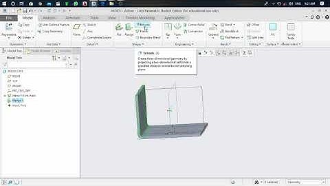 Video-32 How to use offset tool in flanges Creo Parametric sheet@CAD-Masters