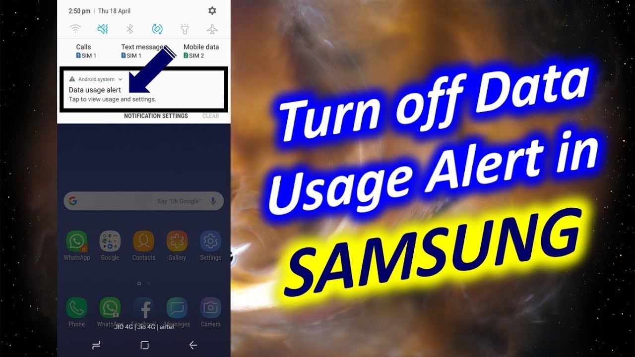 How To Turn Off Data Usage Alert In Samsung Youtube