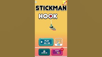 Stickman Hook | Levels 21-23 | Gameplay all levels (Android - iOS games)