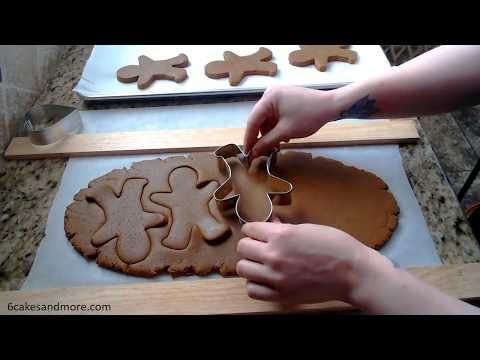 Soft Gingerbread Cookies with Cream Cheese Flavored Royal Icing!!!