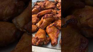 Sweet & Sour Smoked Wings w/ Coconut Marinade - #recipe in description