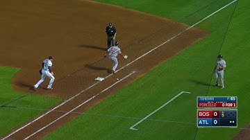 BOS@ATL: Garcia commits throwing error in the 5th