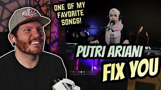 PUTRI ARIANI Fix You REACTION | Coldplay cover - One of my favorite songs of all time!