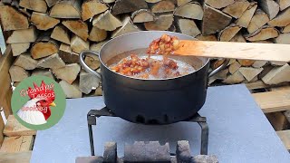 Homemade pork crackling and lard from grandma’s time