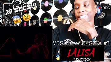 LISA - FIRST SINGLE ALBUM LALISA VISUAL TEASER #1 REACTION | YALL READY ?!?! 🔥👀