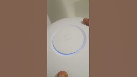 Ubiquity UniFi Lite Factory Reset