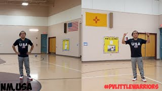 Virtual  PE Lesson 37 for Kinder & 1st Grade Simple ball handling skills challenge