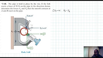 3–68 Equilibrium of a Particle (Chapter 3: Hibbeler Statics) Benam Academy
