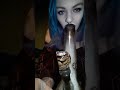 Sexy girl ripping a bong