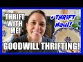 THRIFT WITH ME & THRIFT HAUL! TWO GOODWILL STORES! Home Decor & Vintage Thrifting!