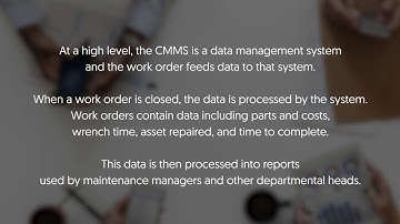 How does a CMMS work?