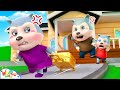 Mommy dont leave me angry family song  imagine kids songs  nursery rhymes  wolfoo kids songs