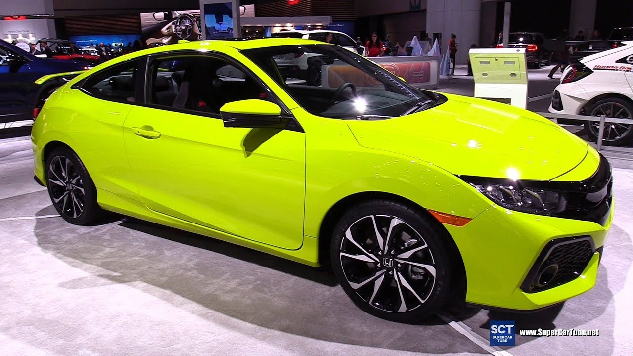 2019 Honda Civic Si Exterior And Interior Walkaround 2018 La Auto Show