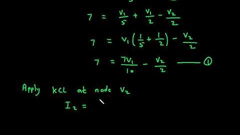 Nodal analysis problem two current source | Electrical Engineering