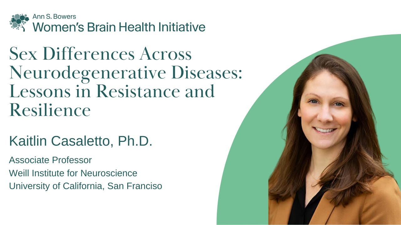 Sex Differences Across Neurodegenerative Diseases: Lessons in Resistance and Resilience
