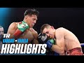 Emiliano Vargas Continues To Dominate The Opposition | FIGHT HIGHLIGHTS