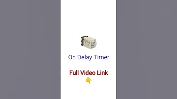 on delay timer #timer #electrical #shortsfeed #shorts