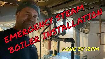 How To Install Emergency Burnham Steam Boiler Gas Fired