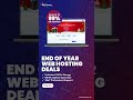 Get Ready for End of Year Web Hosting Deals!   #newyear2024 #webhosting  #webhostingcompany