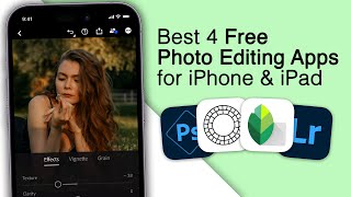 Best 4 Free Photo Editing Apps for iPhone & iPad! [2024] screenshot 4