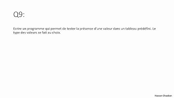 09 exercices sur les tableaux dans Java