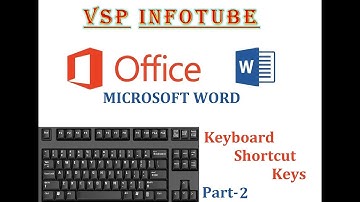 003 - MS Word - Keyboard Shortcut keys - Part 2