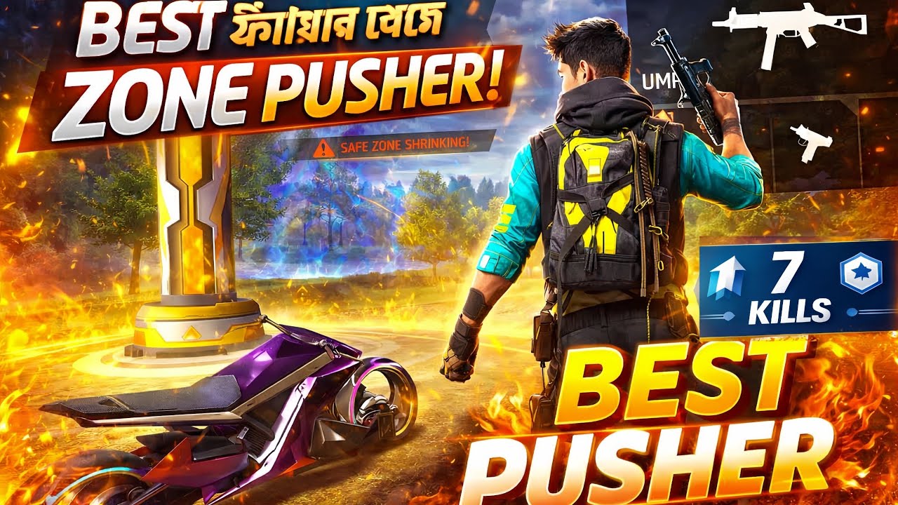 BEST ফীয়ার মেসে ZONE PUSHER 😱😱 || রেন্ডম টিমমেট রিভাইব দিতে দিতে আমি শেষ😖😖 || জুনের মধ্যে রিভাইব