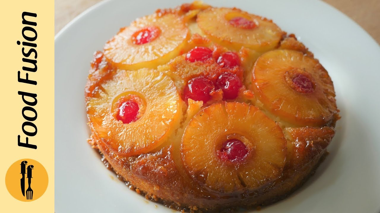 Pineapple Upside-down Cake Recipe By Food Fusion (Eid Special)