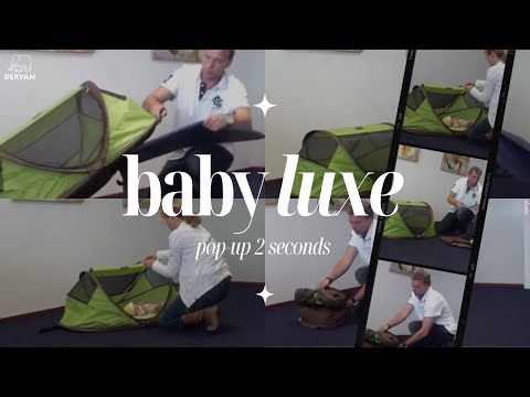 schudden musicus Bemiddelen Deryan baby travel-cot pop-up in 2sec. - YouTube