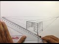 How to Draw a Office Table in Two Point Perspective