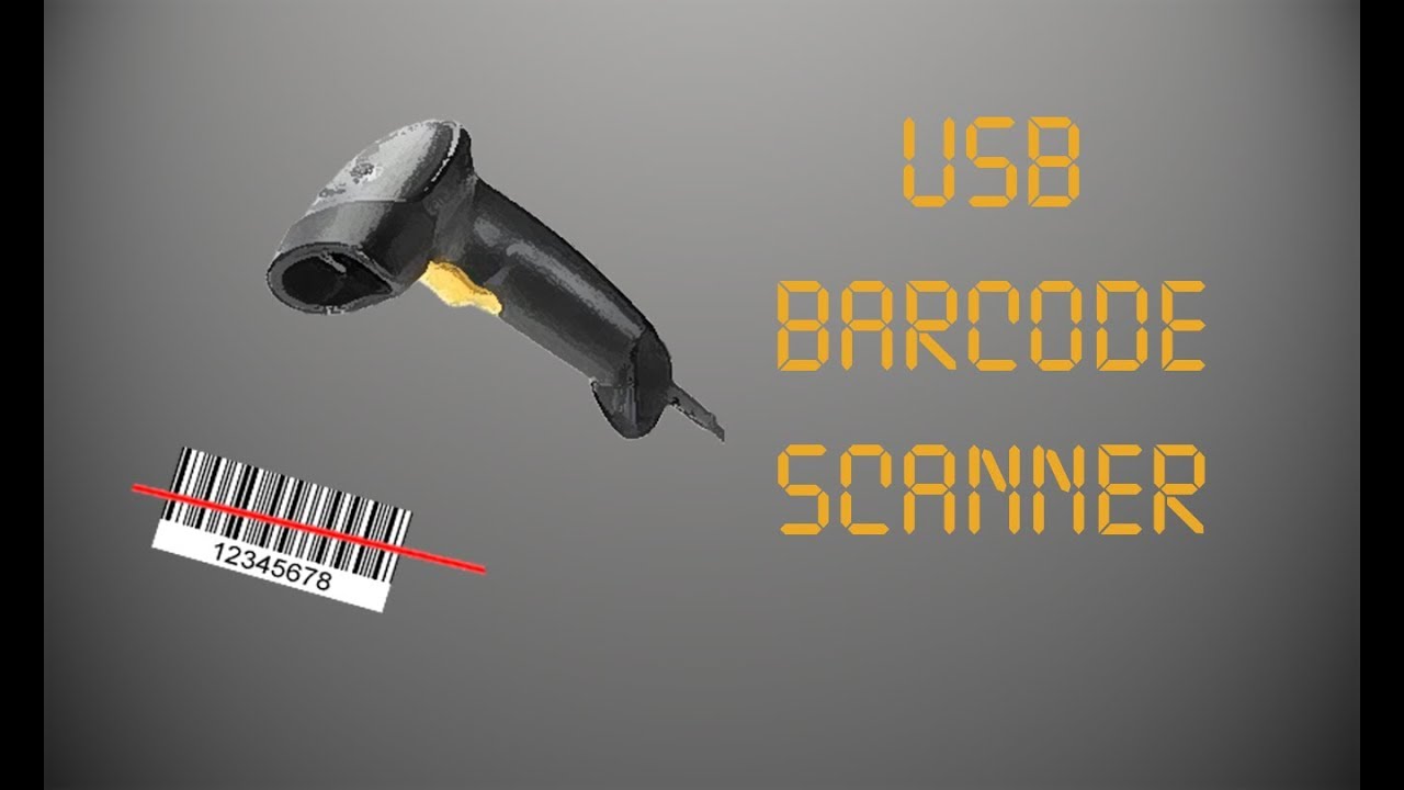 USB Barcode Scanner (Raspberry Pi) - YouTube